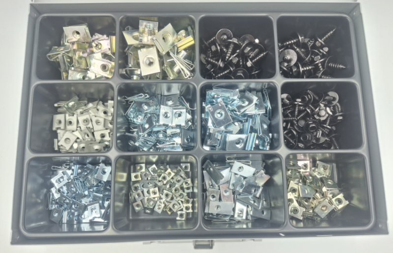 Blechmuttern Sortiment 500-tlg.